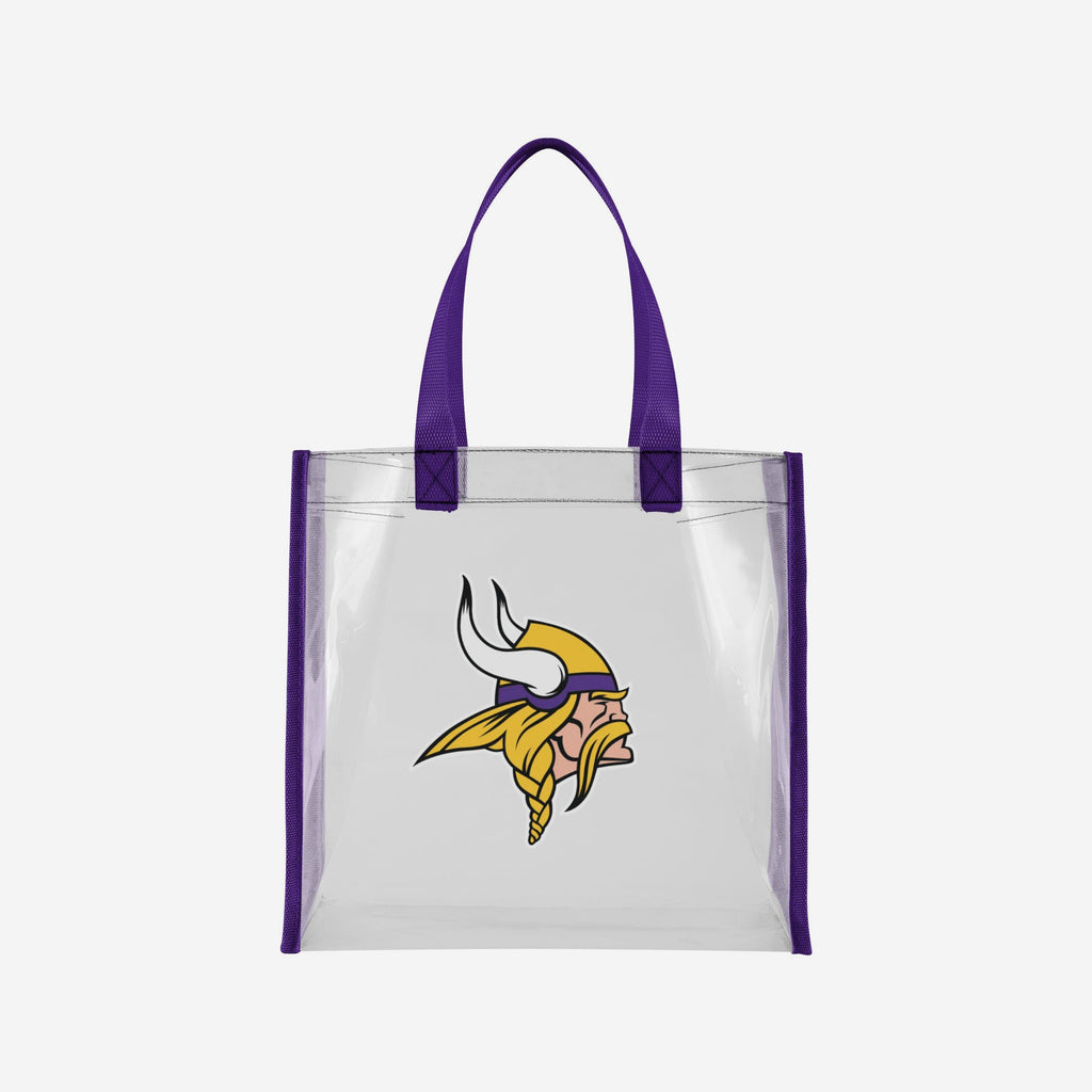 Minnesota Vikings Clear Reusable Bag FOCO - FOCO.com