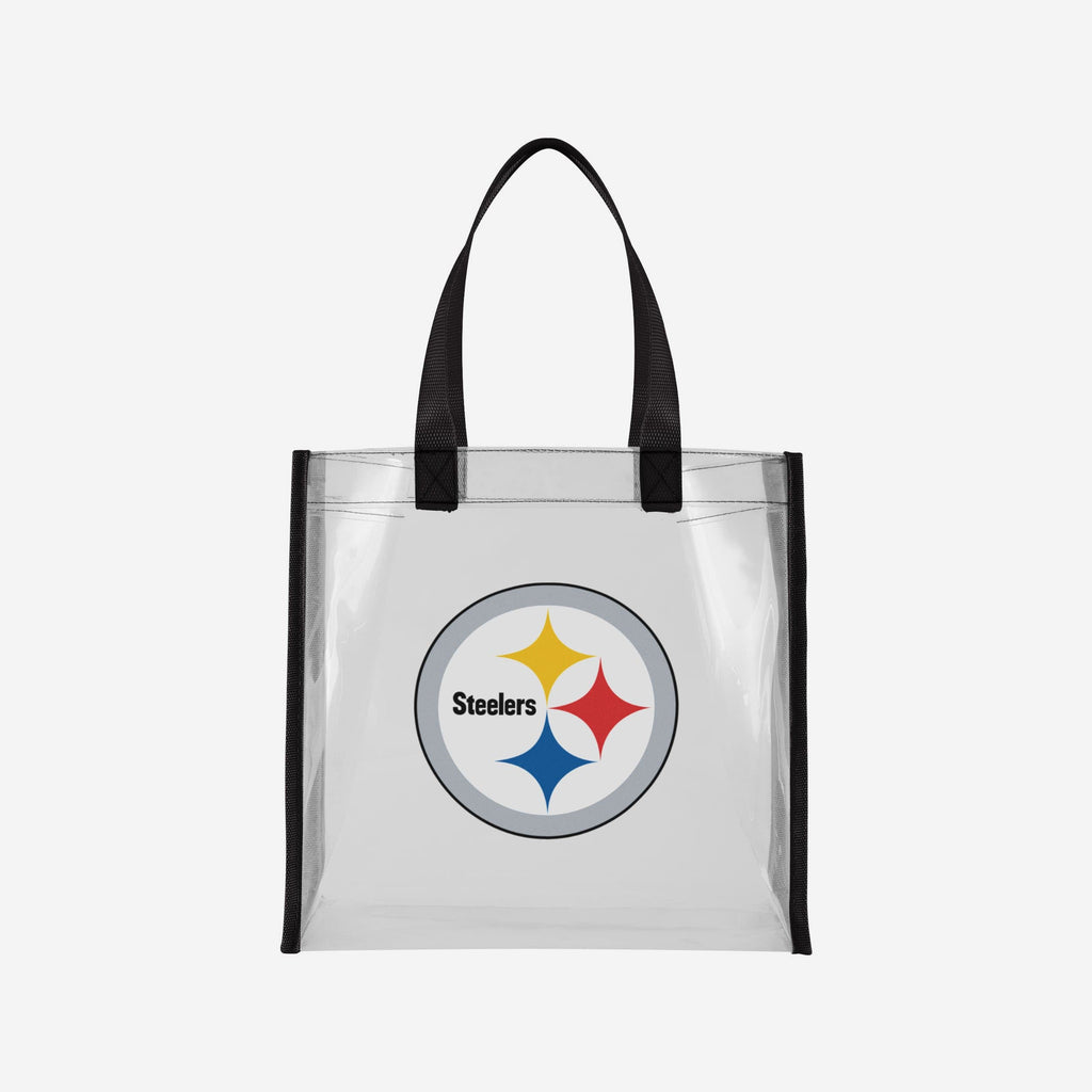 Pittsburgh Steelers Clear Reusable Bag FOCO - FOCO.com