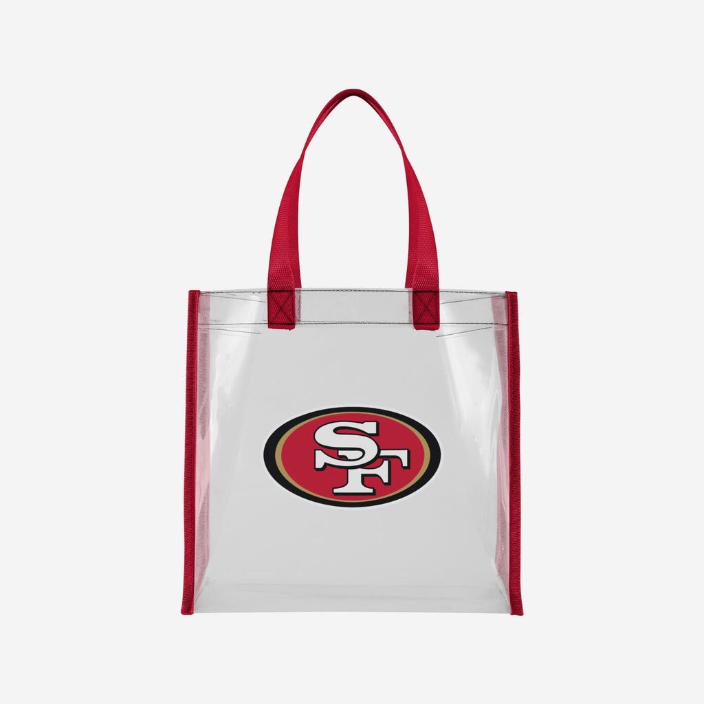San Francisco 49ers Clear Reusable Bag FOCO - FOCO.com