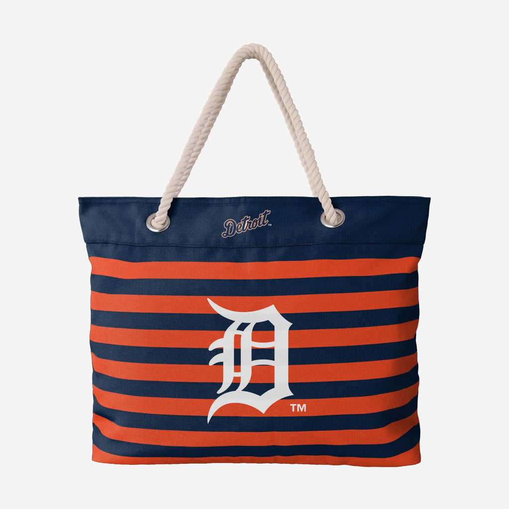 Detroit Tigers Nautical Stripe Tote Bag FOCO - FOCO.com