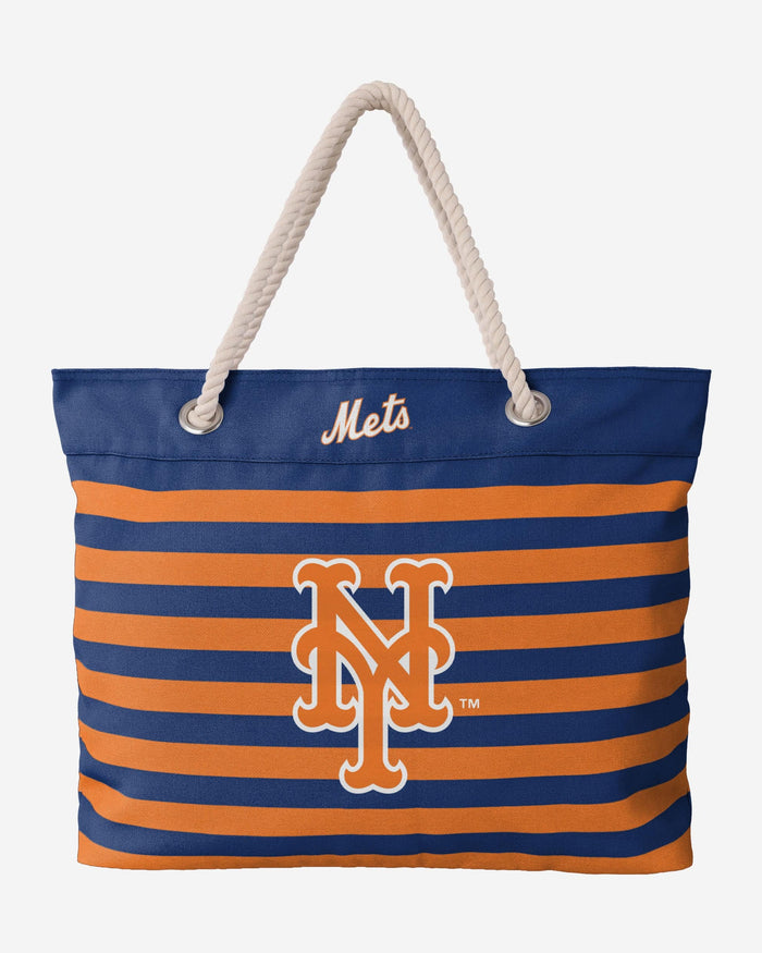New York Mets Nautical Stripe Tote Bag FOCO - FOCO.com