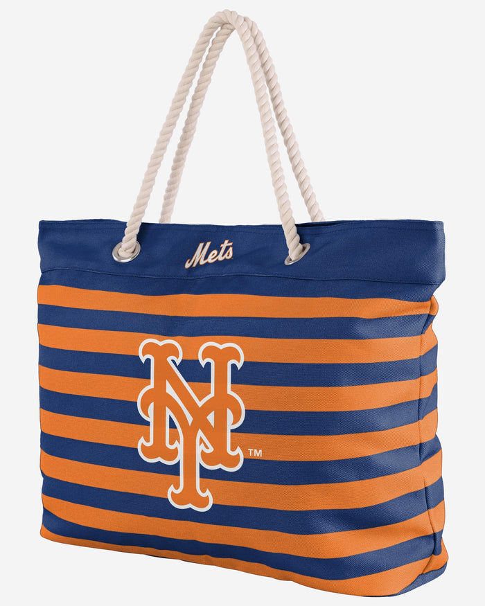 New York Mets Nautical Stripe Tote Bag FOCO - FOCO.com