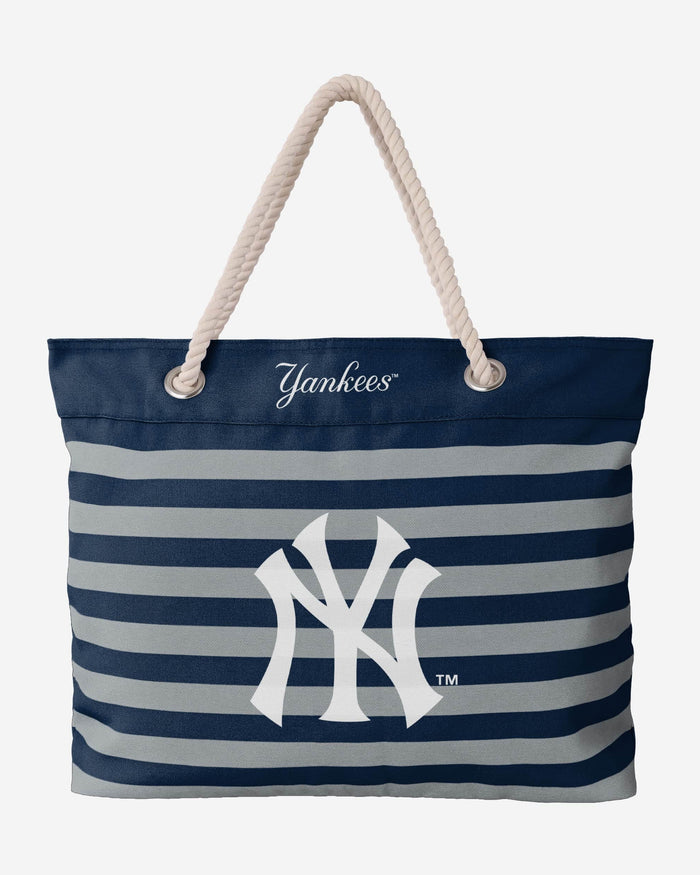 New York Yankees Nautical Stripe Tote Bag FOCO - FOCO.com