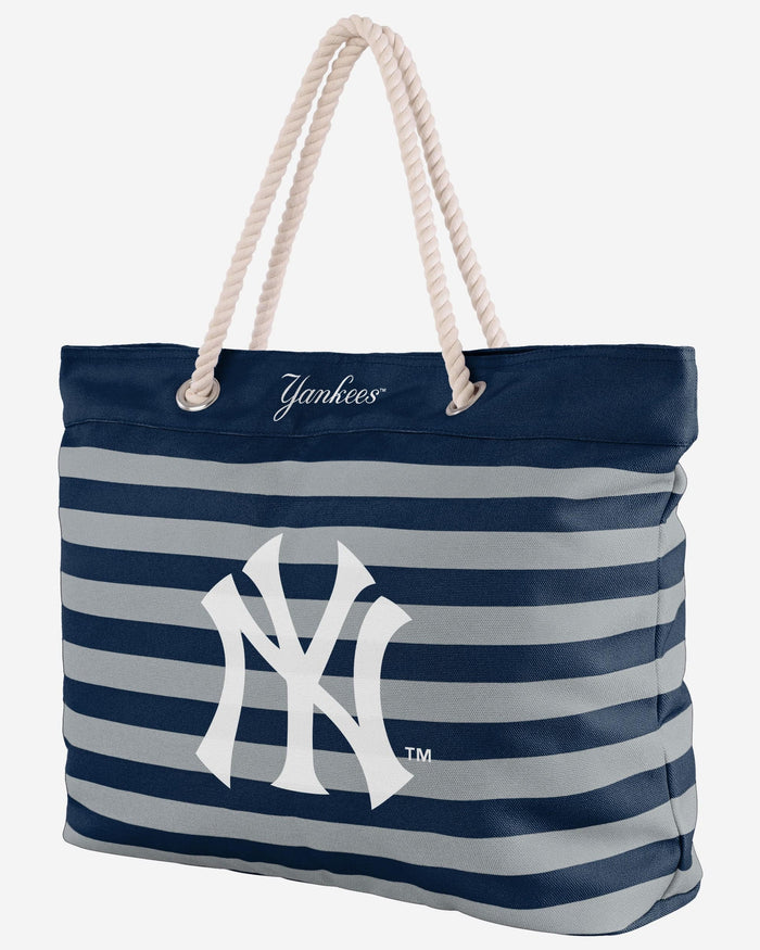 New York Yankees Nautical Stripe Tote Bag FOCO - FOCO.com
