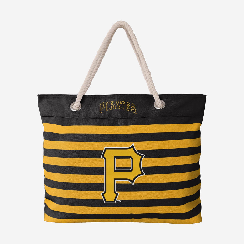 Pittsburgh Pirates Nautical Stripe Tote Bag FOCO - FOCO.com