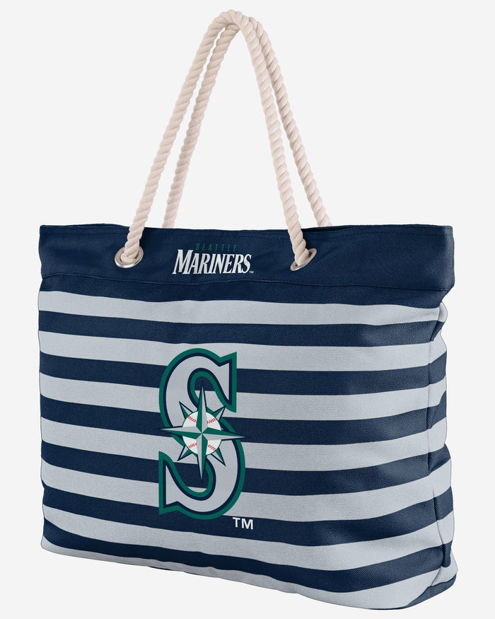 Seattle Mariners Nautical Stripe Tote Bag FOCO - FOCO.com
