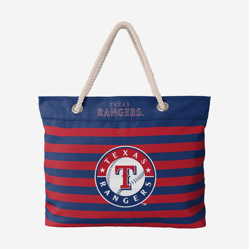 Texas Rangers Nautical Stripe Tote Bag FOCO - FOCO.com