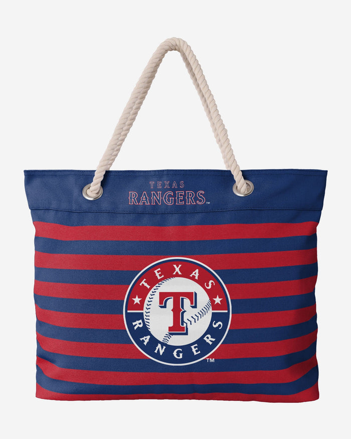 Texas Rangers Nautical Stripe Tote Bag FOCO - FOCO.com