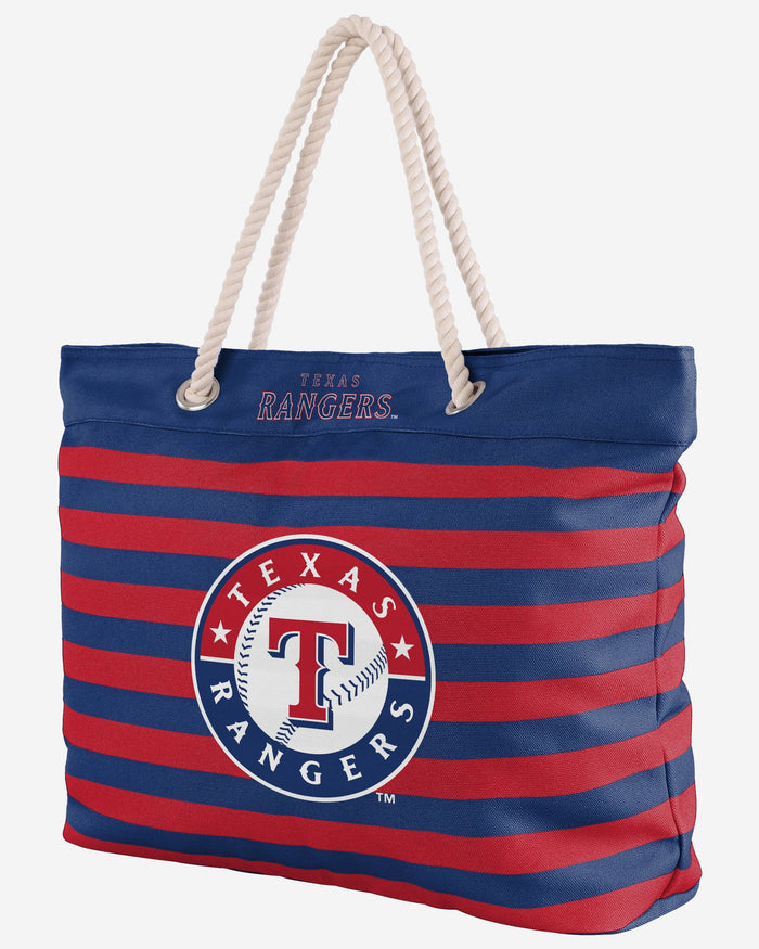 Texas Rangers Nautical Stripe Tote Bag FOCO - FOCO.com