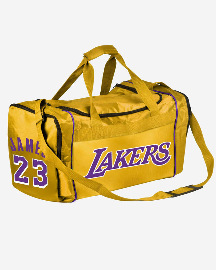 LeBron James Los Angeles Lakers Core Duffle Bag FOCO - FOCO.com