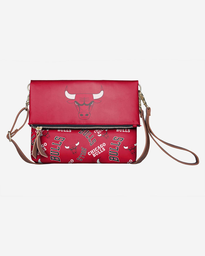Chicago Bulls Printed Collection Foldover Tote Bag FOCO - FOCO.com