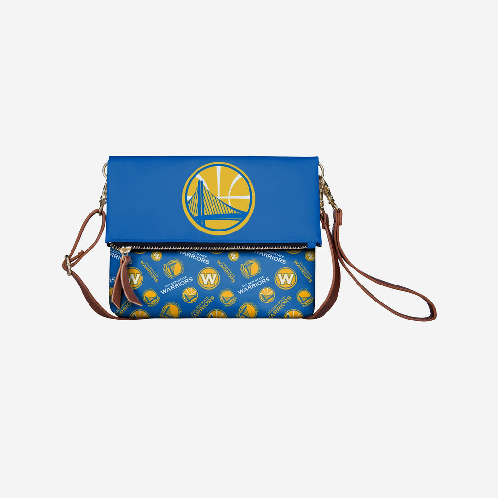 Golden State Warriors Printed Collection Foldover Tote Bag FOCO - FOCO.com