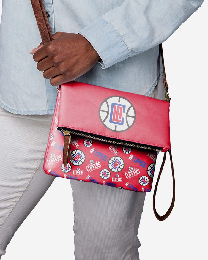 Los Angeles Clippers Printed Collection Foldover Tote Bag FOCO - FOCO.com