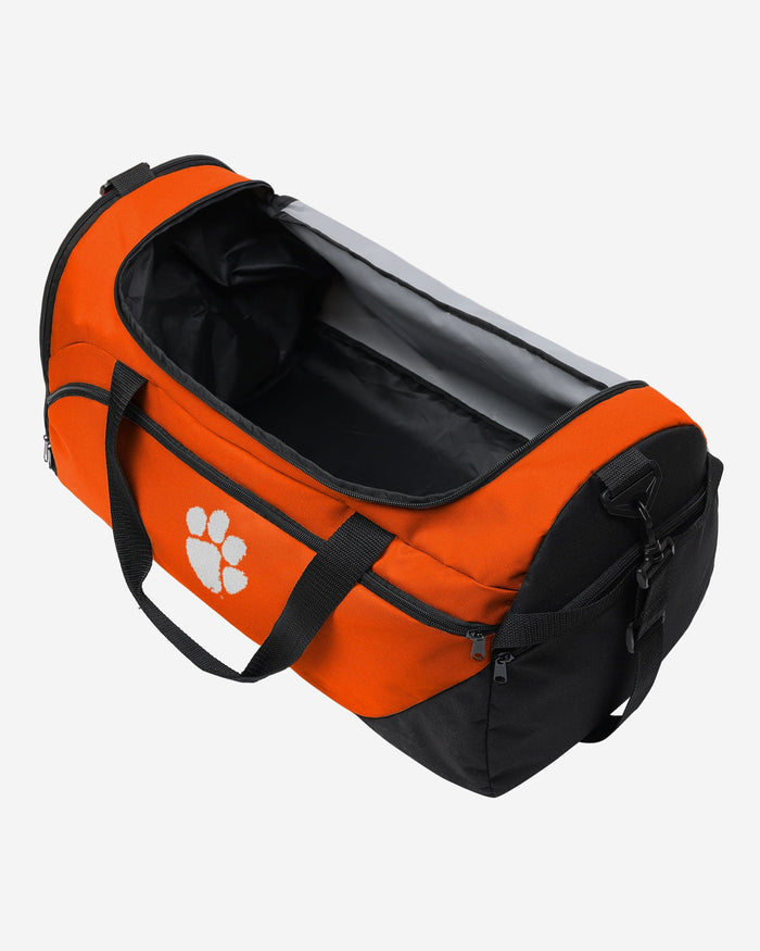 Clemson Tigers Solid Big Logo Duffle Bag FOCO - FOCO.com