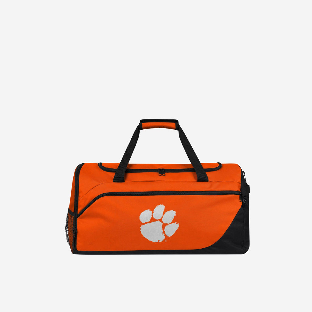 Clemson Tigers Solid Big Logo Duffle Bag FOCO - FOCO.com