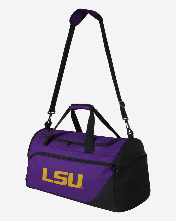 LSU Tigers Solid Big Logo Duffle Bag FOCO - FOCO.com