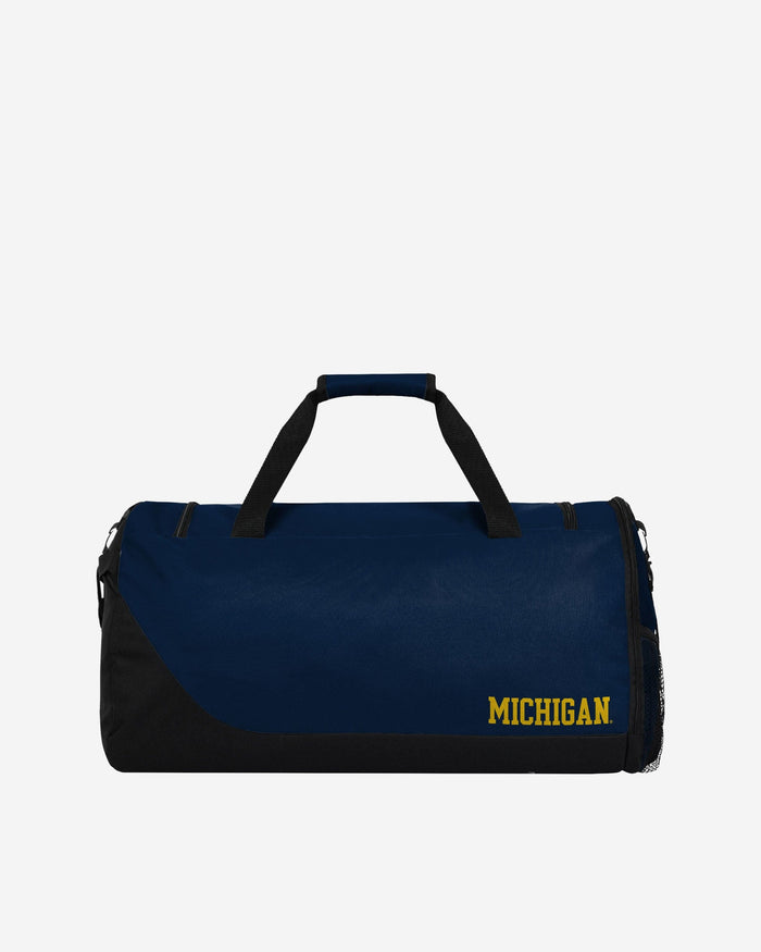 Michigan Wolverines Solid Big Logo Duffle Bag FOCO - FOCO.com