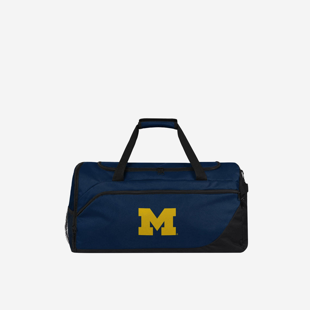 Michigan Wolverines Solid Big Logo Duffle Bag FOCO - FOCO.com