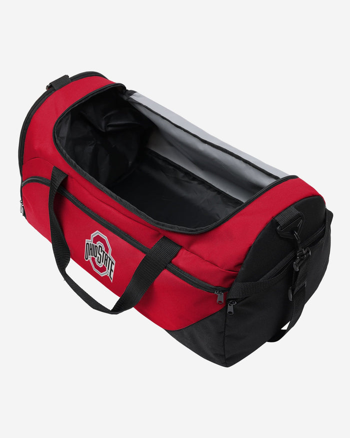 Ohio State Buckeyes Solid Big Logo Duffle Bag FOCO - FOCO.com