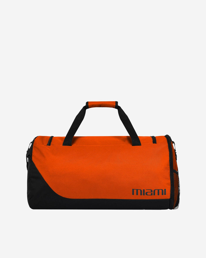 Miami Hurricanes Solid Big Logo Duffle Bag FOCO - FOCO.com