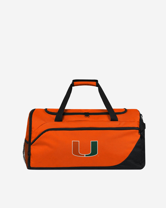 Miami Hurricanes Solid Big Logo Duffle Bag FOCO - FOCO.com