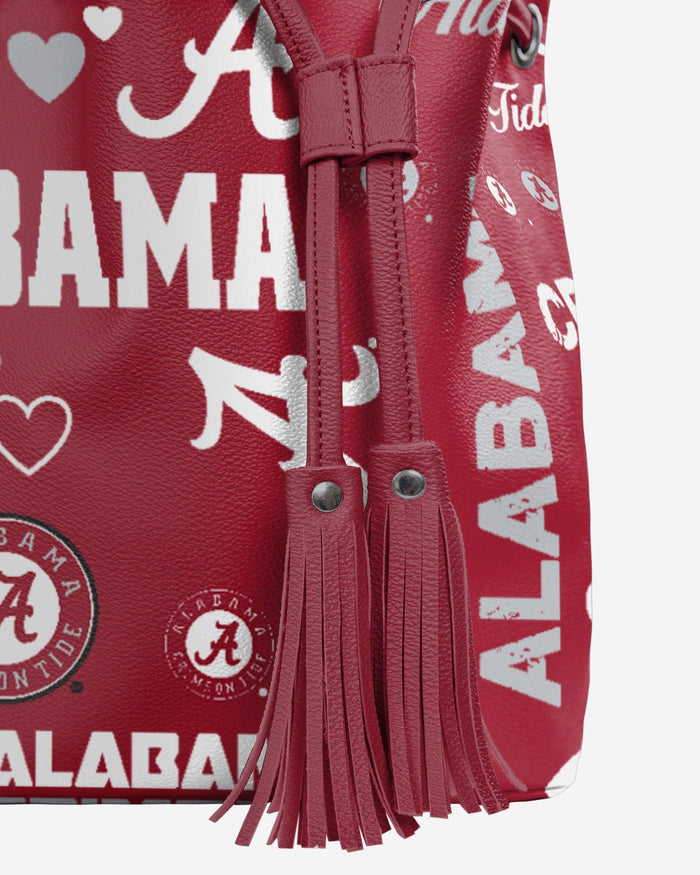 Alabama Crimson Tide Logo Love Cinch Purse FOCO - FOCO.com