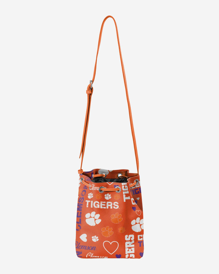 Clemson Tigers Logo Love Cinch Purse FOCO - FOCO.com