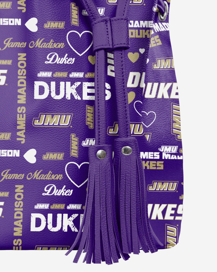 James Madison Dukes Logo Love Cinch Purse FOCO - FOCO.com