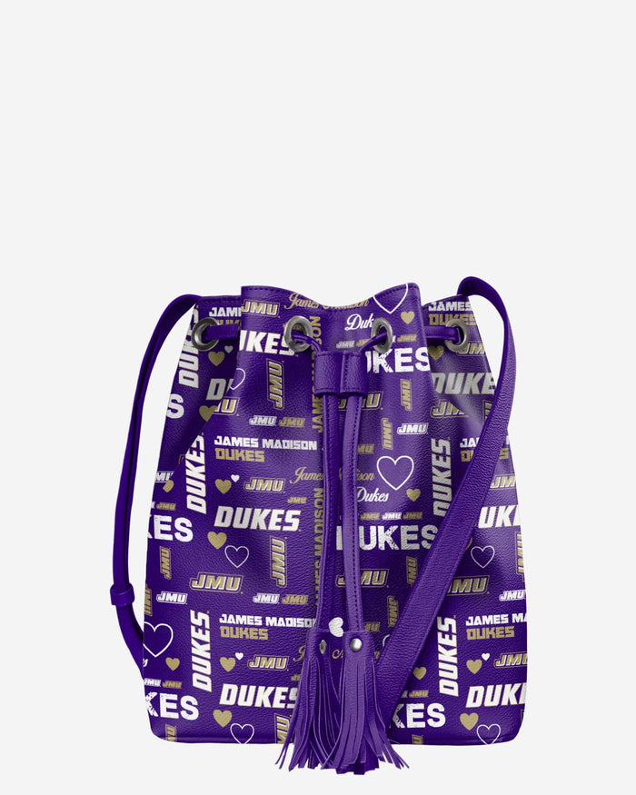 James Madison Dukes Logo Love Cinch Purse FOCO - FOCO.com