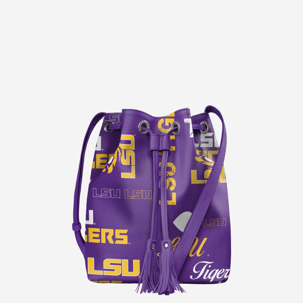 LSU Tigers Logo Love Cinch Purse FOCO - FOCO.com