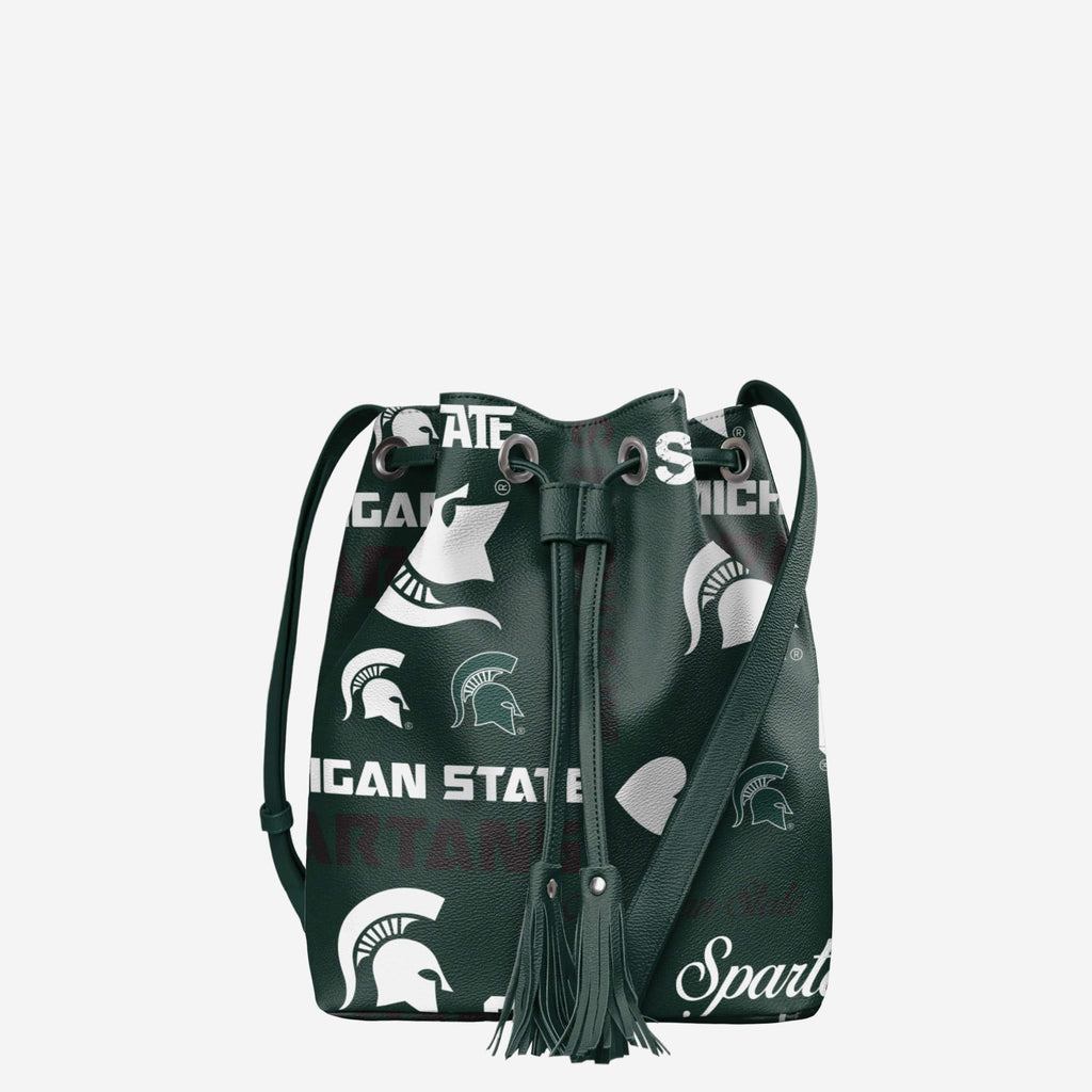 Michigan State Spartans Logo Love Cinch Purse FOCO - FOCO.com