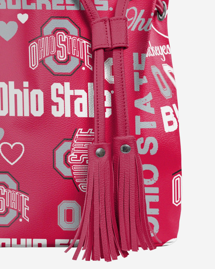 Ohio State Buckeyes Logo Love Cinch Purse FOCO - FOCO.com