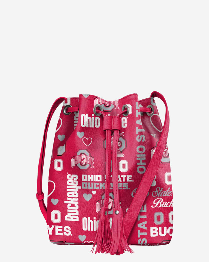 Ohio State Buckeyes Logo Love Cinch Purse FOCO - FOCO.com