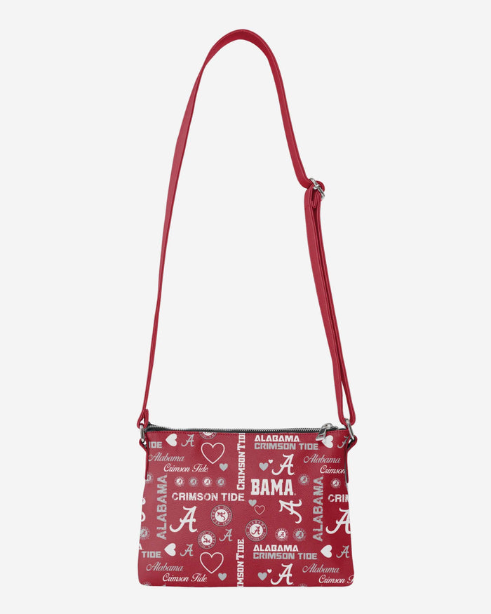 Alabama Crimson Tide Logo Love Crossbody Purse FOCO - FOCO.com