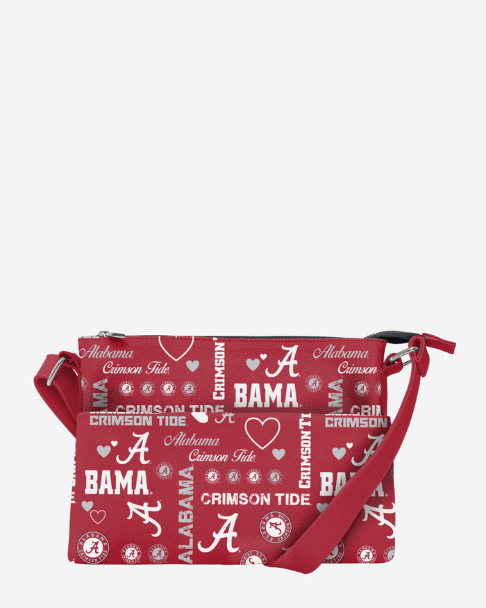 Alabama Crimson Tide Logo Love Crossbody Purse FOCO - FOCO.com