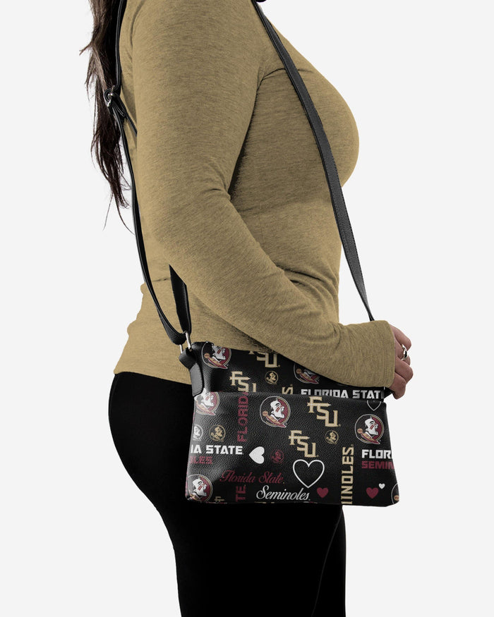 Florida State Seminoles Logo Love Crossbody Purse FOCO - FOCO.com