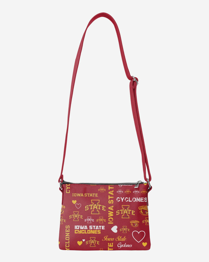 Iowa State Cyclones Logo Love Crossbody Purse FOCO - FOCO.com