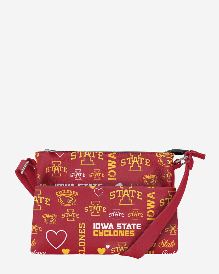 Iowa State Cyclones Logo Love Crossbody Purse FOCO - FOCO.com