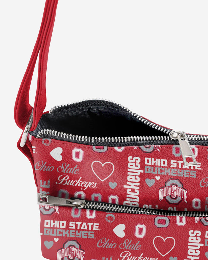 Ohio State Buckeyes Logo Love Crossbody Purse FOCO - FOCO.com