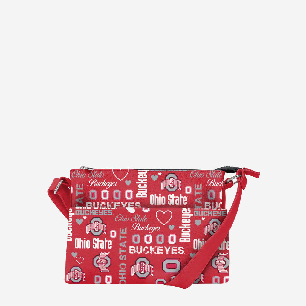 Ohio State Buckeyes Logo Love Crossbody Purse FOCO - FOCO.com