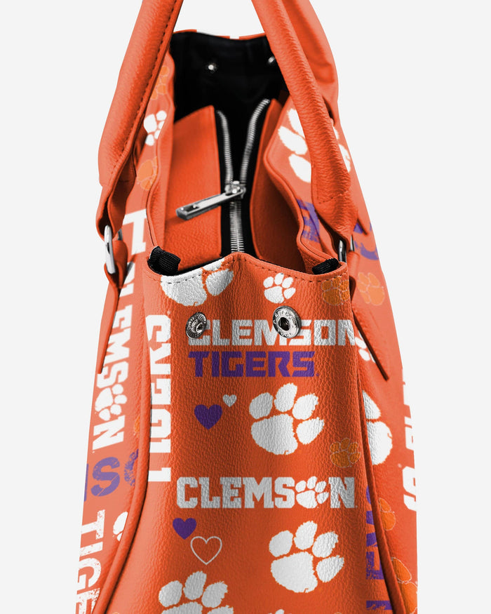 Clemson Tigers Logo Love Purse FOCO - FOCO.com