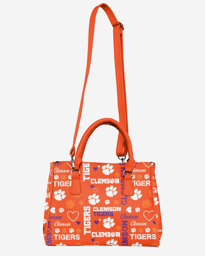 Clemson Tigers Logo Love Purse FOCO - FOCO.com