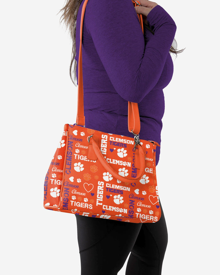 Clemson Tigers Logo Love Purse FOCO - FOCO.com