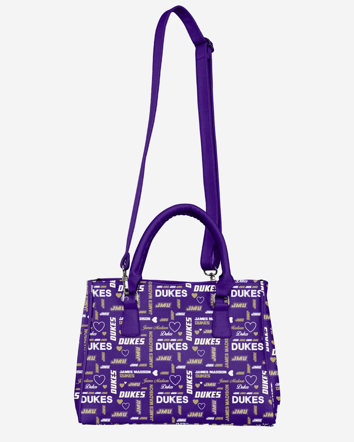 James Madison Dukes Logo Love Purse FOCO - FOCO.com