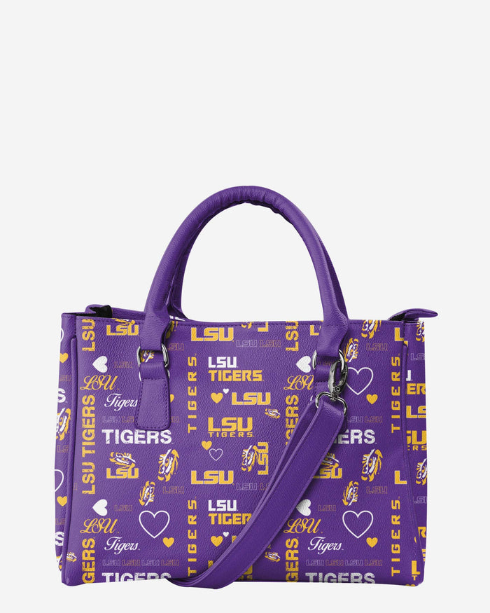 LSU Tigers Logo Love Purse FOCO - FOCO.com