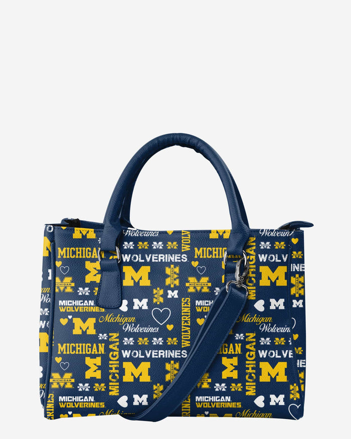 Michigan Wolverines Logo Love Purse FOCO - FOCO.com