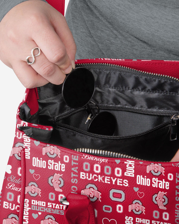 Ohio State Buckeyes Logo Love Purse FOCO - FOCO.com