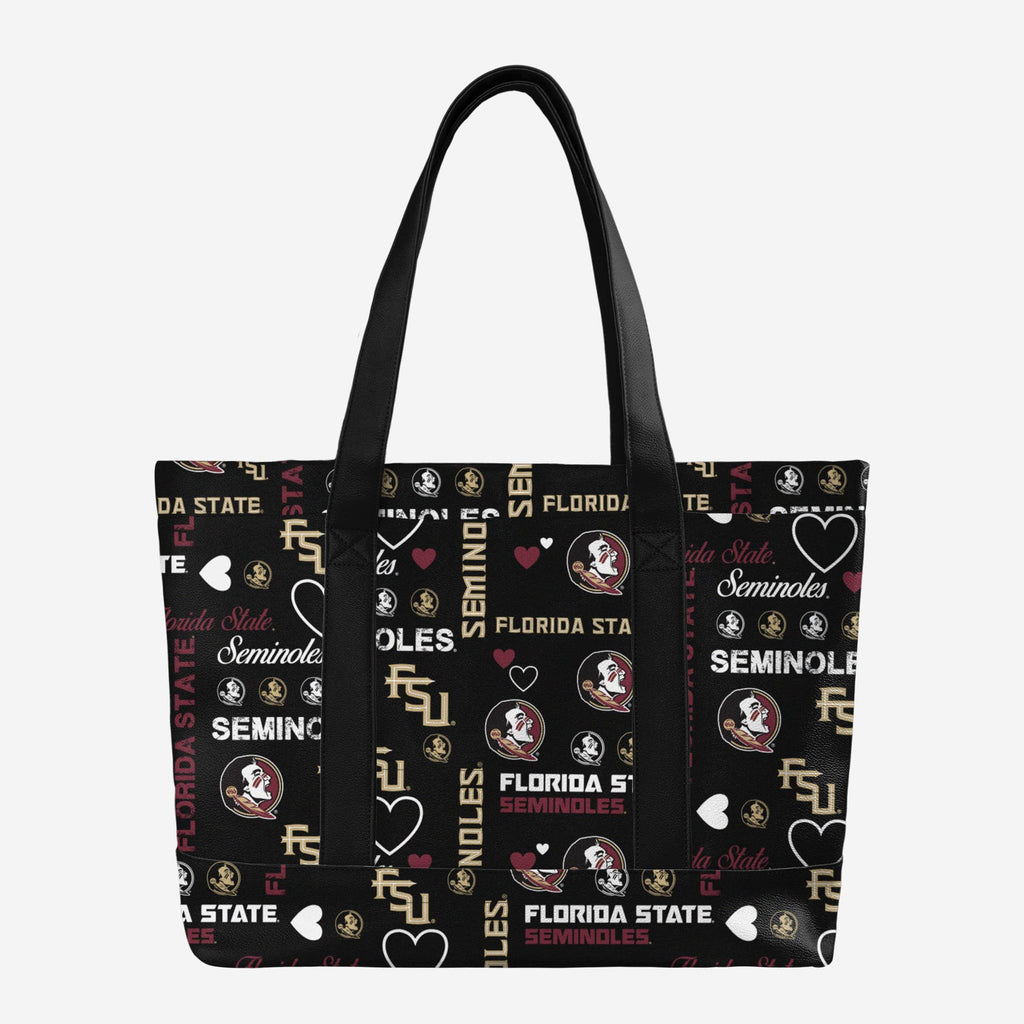 Florida State Seminoles Logo Love Tote Bag FOCO - FOCO.com