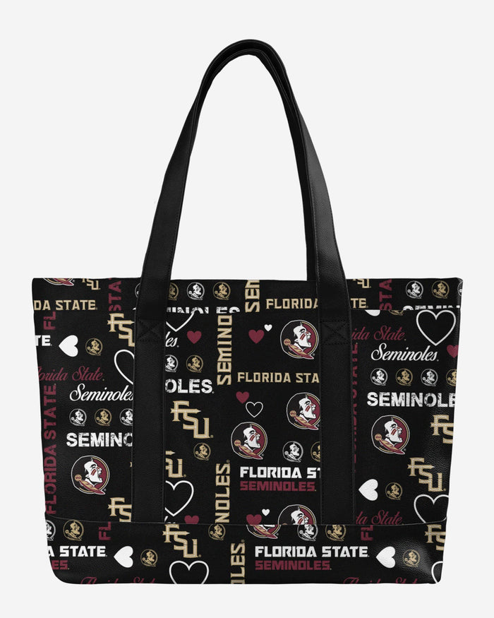 Florida State Seminoles Logo Love Tote Bag FOCO - FOCO.com