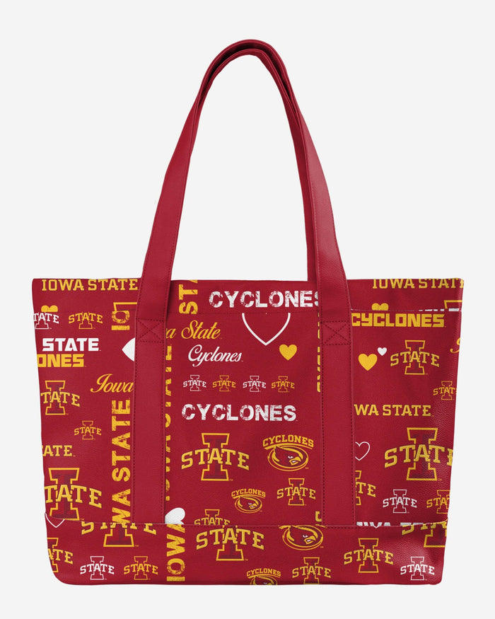 Iowa State Cyclones Logo Love Tote Bag FOCO - FOCO.com